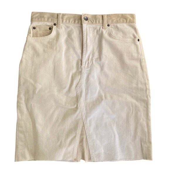 Rails Highland Mini Skirt Denim in Ecru - Picture 10 of 14